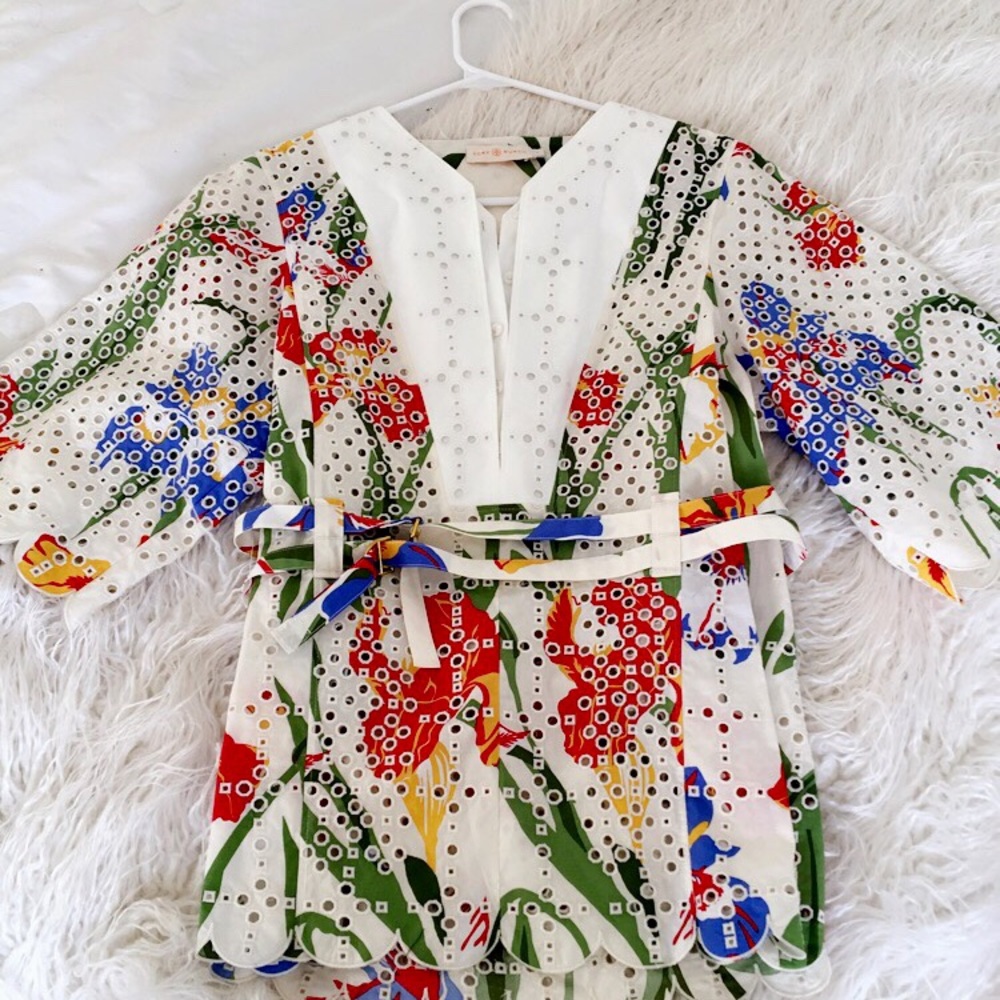 TORY BURCH PAINTED IRIS TUNIC